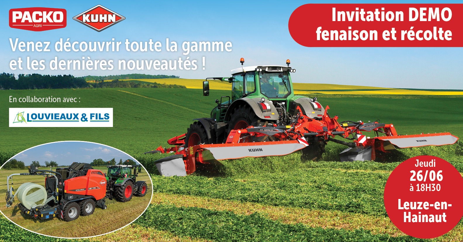 Démo fenaison et récolte