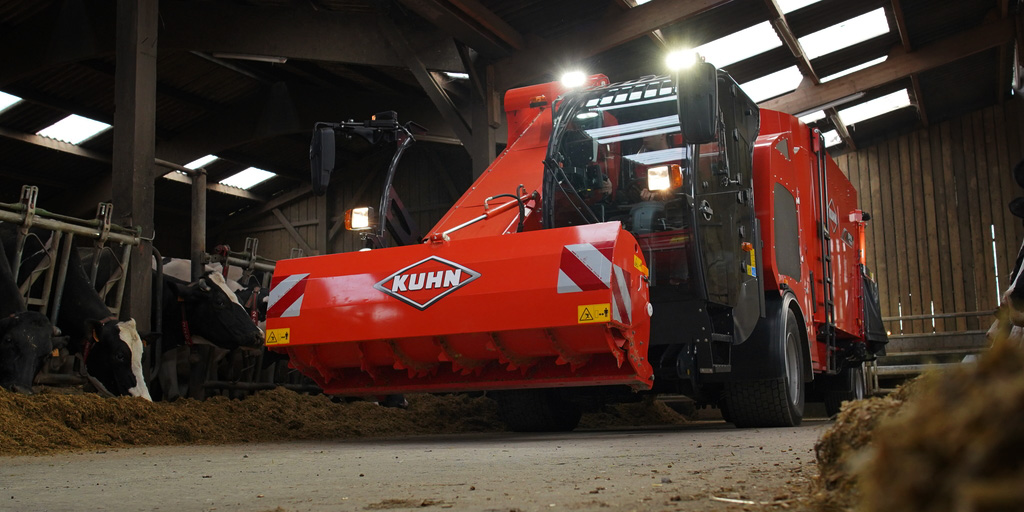 Kuhn mélangeuses trainées, automotrices et stationnaires