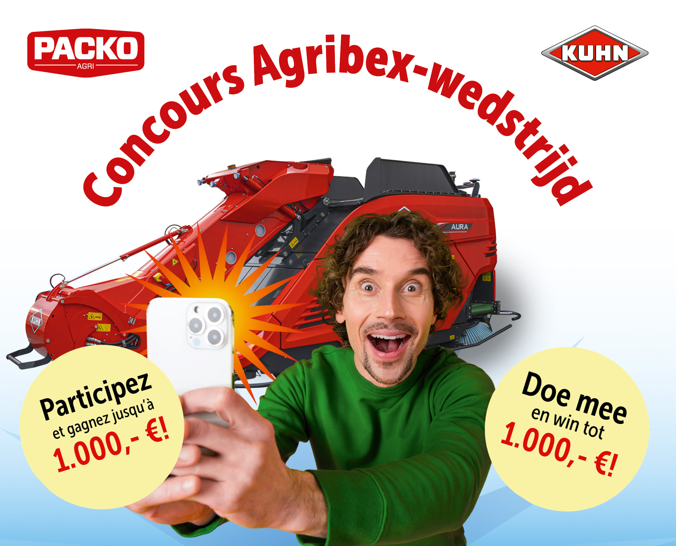 Win tot 1.000,- met de Aura wedstrijd op Agribex 2025